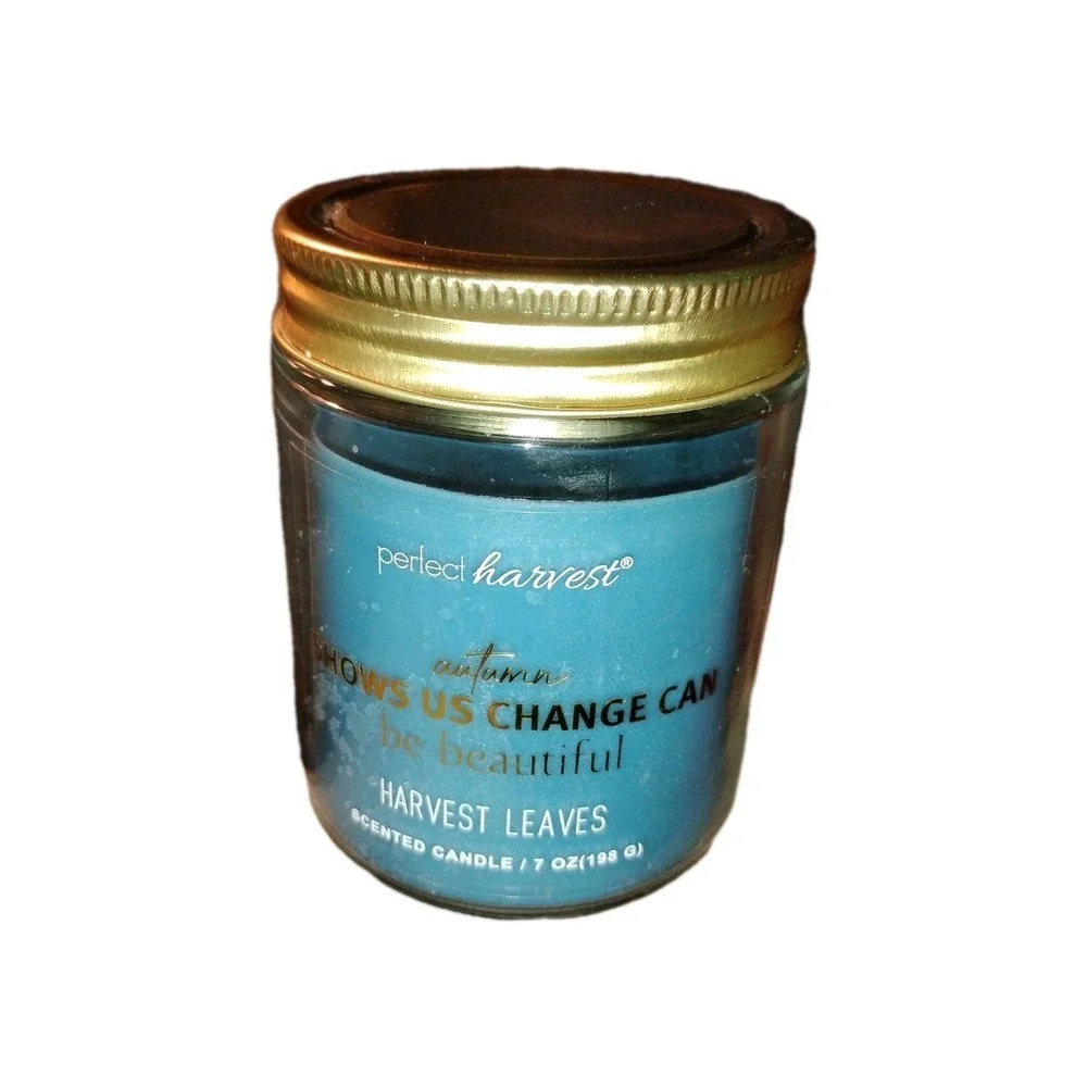 Perfect Harvest Jar Candle Harvest Leaves Autumn Shows Change Can B Beaut... 7oz